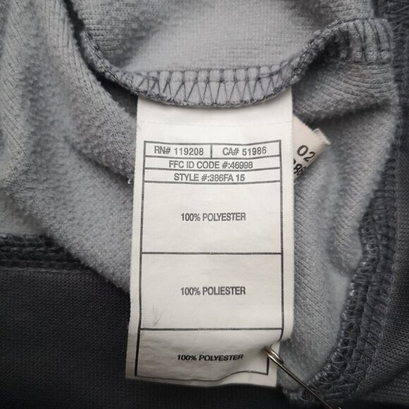 Reebok Center Ice Men's Size Medium Grey Lightening Hockey #30 Play Dry Hoodie - Picture 4 of 11